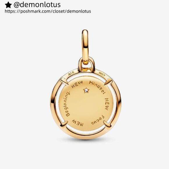 Pandora Scarab Beetle Medallion Charm - Picture 2 of 6